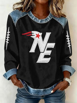 Women’s Football Graphic Casual Sweatshirt