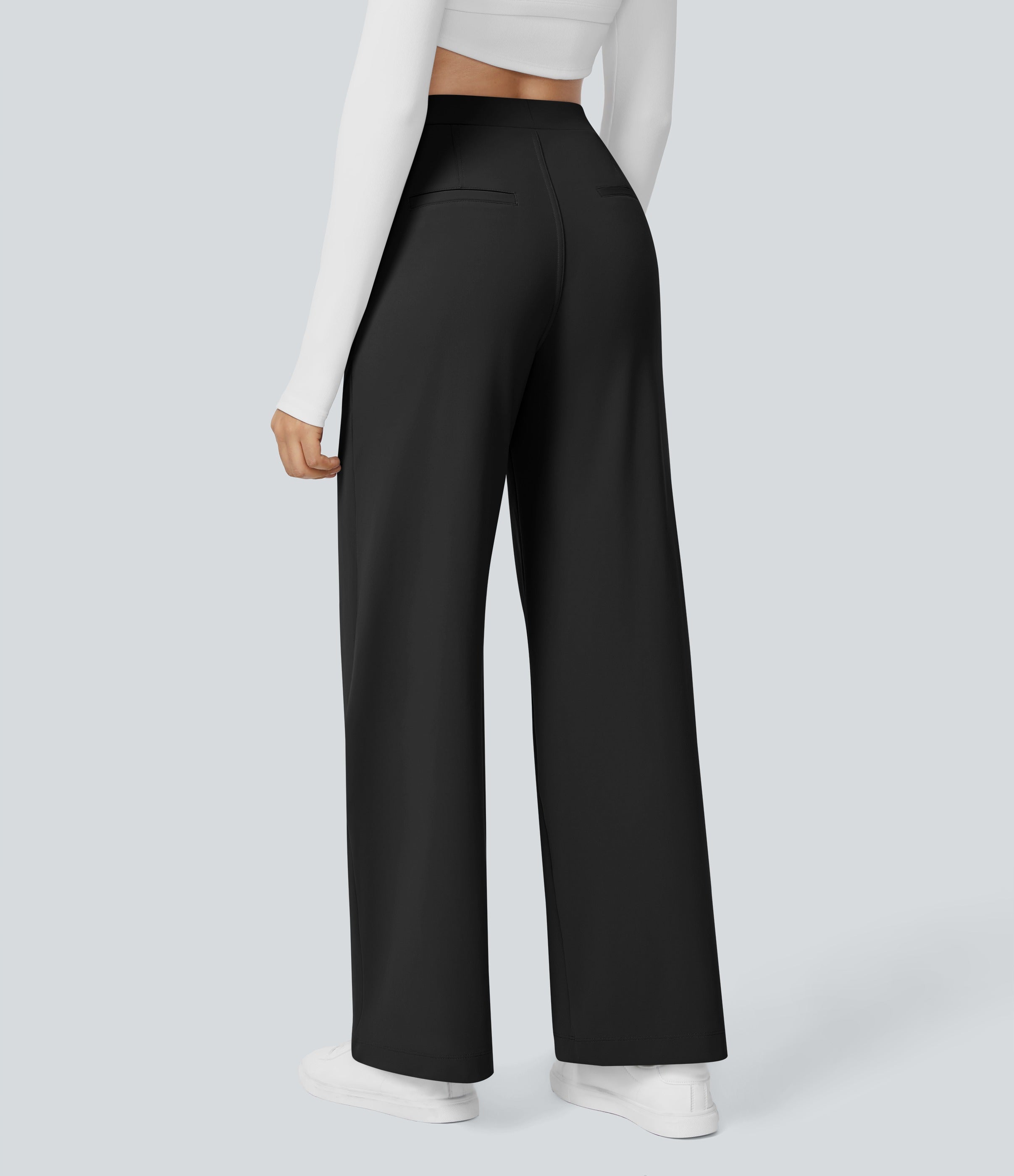 2026🔥 Halara FlexTM High Waisted Pocket Straight Leg Work Pants