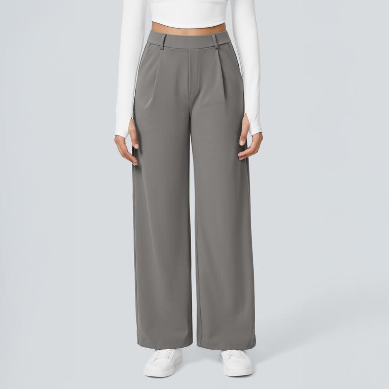 2026🔥 Halara FlexTM High Waisted Pocket Straight Leg Work Pants