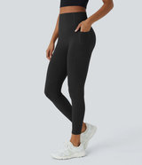 Halara SoCinched High Waisted Scrunch Butt Lifting Tummy Control Side Pocket Shaping Training UltraSculpt Leggings - Stretchy Fit for Women, For Gym & Summer Workouts #Summer