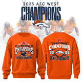 DENVER 2025 AFC West CHAMPIONS Sweatshirt Limited Edition